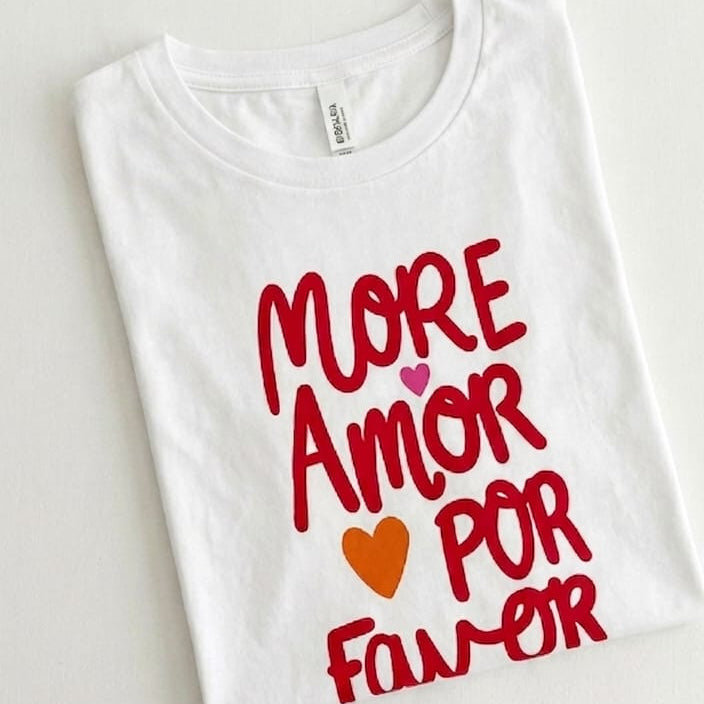 Camiseta "more amor"